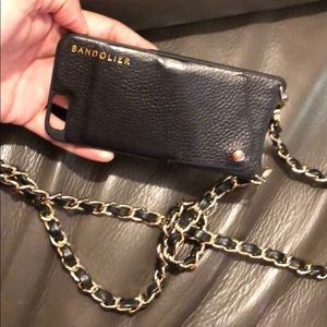 Bandolier iPhone 8 leather case